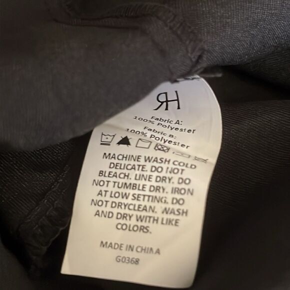 Rihoas The Black Mini Dress Size Large Velvet Lapel‎ Cap Sleeve Button-up NWT - Picture 4 of 8